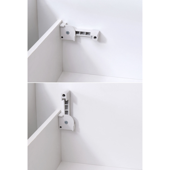 Polohovací postel s roštem VICTORIA šedomodrá, 160x200 cm 4