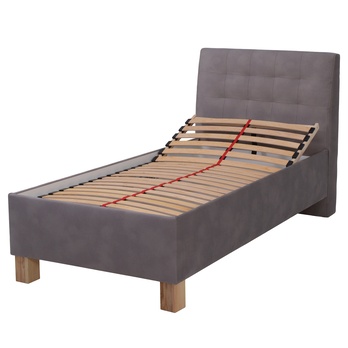 Polohovací postel s matrací VICTORIA taupe, 90x200 cm 4