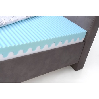 Polohovací postel s matrací VICTORIA taupe, 90x200 cm 7