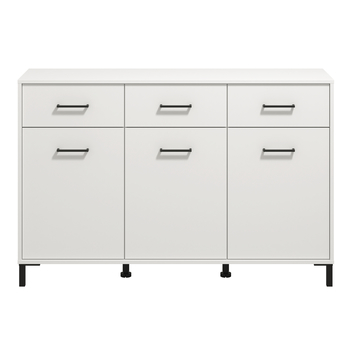 Komoda VIENNA bílá, šířka 138 cm 2