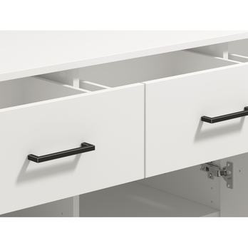 Komoda VIENNA bílá, šířka 138 cm 4