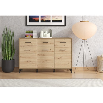 Komoda VIENNA dub artisan, šířka 138 cm 1