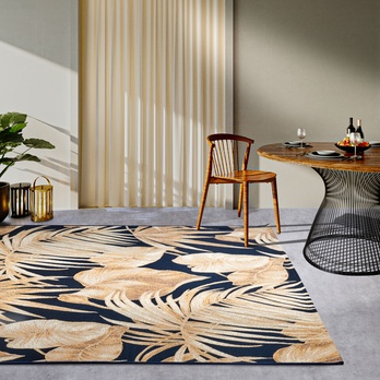 Koberec VILLEROY & BOCH KOLLEKTION 1767 106061 modrá/zlatá, 200x285 cm 1