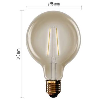 LED žárovka VINTAGE Z52032 E27, 4,5W, teplá bílá 2