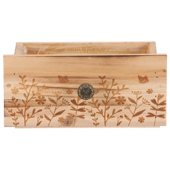 Obal na květináč VIRGIL dřevo, šířka 20 cm 3