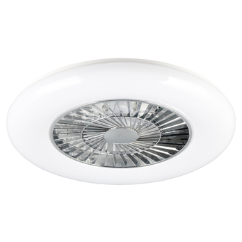 Stropní LED svítidlo s ventilátorem VISBY bílá/chrom 4