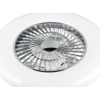 Stropní LED svítidlo s ventilátorem VISBY bílá/chrom 6