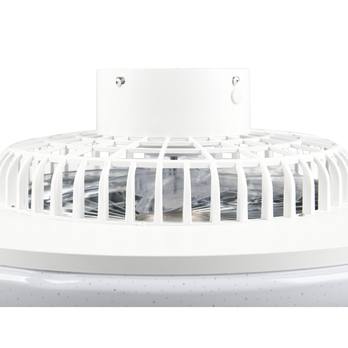 Stropní LED svítidlo s ventilátorem VISBY bílá/chrom 7