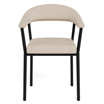 Jídelní židle VIVI písková/matná černá 2