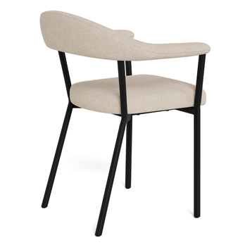 Jídelní židle VIVI písková/matná černá 4