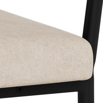 Jídelní židle VIVI písková/matná černá 6