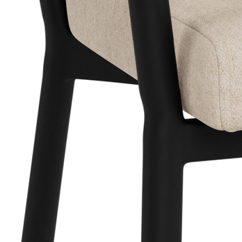 Jídelní židle VIVI písková/matná černá 7