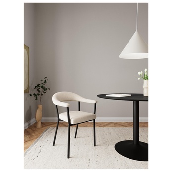 Jídelní židle VIVI písková/matná černá 8