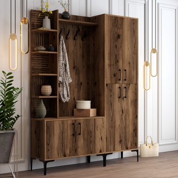 Předsíňová sestava VIYAN 2 ořech 1