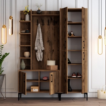 Předsíňová sestava VIYAN 2 ořech 2