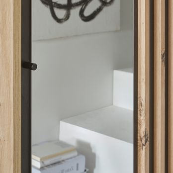 Předsíňová stěna VOLANO dub artisan/černá 8