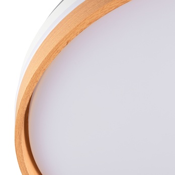 Stropní LED svítidlo s ventilátorem VOLDA bílá/hnědá 5