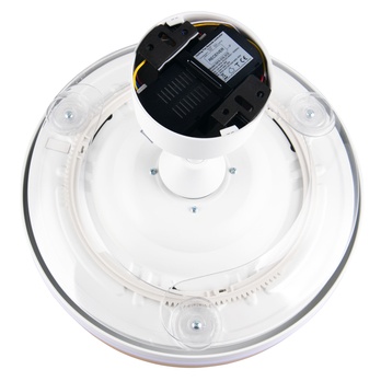 Stropní LED svítidlo s ventilátorem VOLDA bílá/hnědá 8