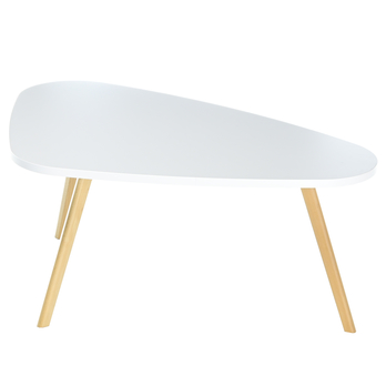 Konferenční stolek WALT bílá/přírodní 2