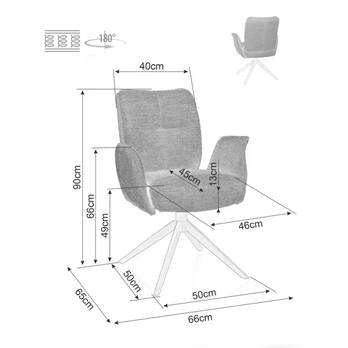 Jídelní židle WANG šedá 5
