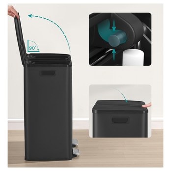 Odpadkový koš WASTE 4 černá 2