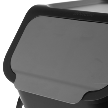 Odpadkový koš na tříděný odpad WASTE černá, 25 l 1