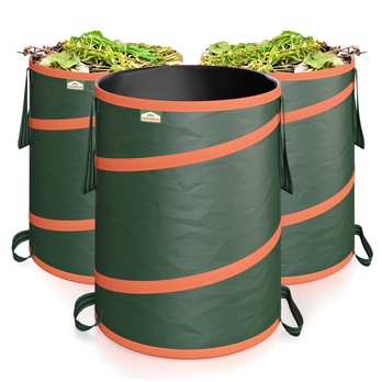 Pytle na zahradní odpad WASTE zelená, 3 ks, průměr 47 cm 2