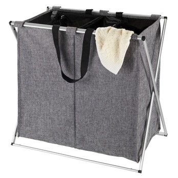 Koš na prádlo WENKO DUO šedá, 2x 60 l 1