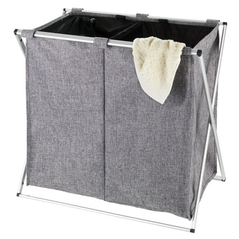 Koš na prádlo WENKO DUO šedá, 2x 60 l 2