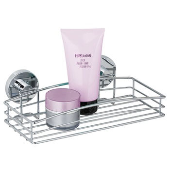 Koupelnová police WENKO VACUUM-LOC 6 chrom 3