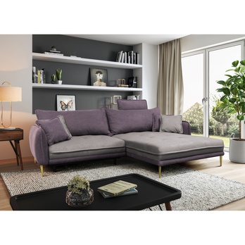 Sedací souprava WHISPER II pravá, fialová 1