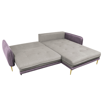 Sedací souprava WHISPER II pravá, fialová 2