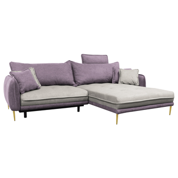 Sedací souprava WHISPER II pravá, fialová 3