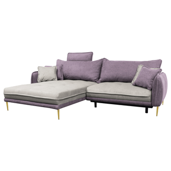 Sedací souprava WHISPER II levá, fialová 3