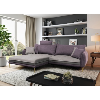 Sedací souprava WHISPER II levá, fialová 1