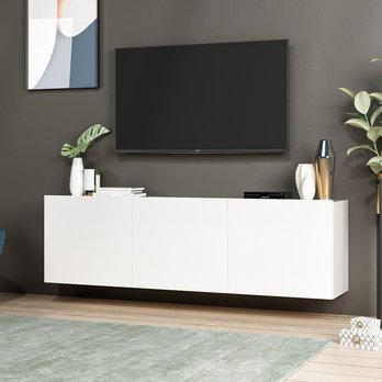 TV komoda WHITE bílá 1
