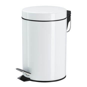 Odpadkový koš WHITE hliník/plast, 3 l 1