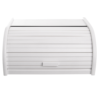 Chlebník WHITELINE bílá (masivní buk) 2