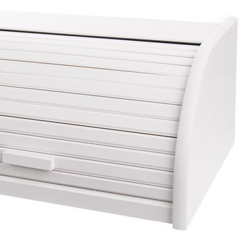 Chlebník WHITELINE bílá (masivní buk) 4