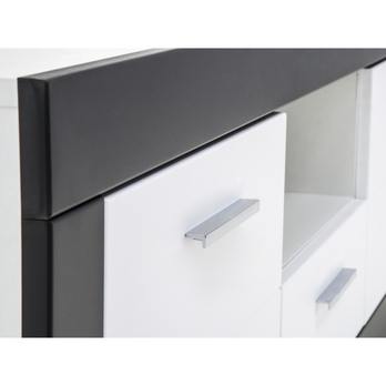 TV stolek WHITNEY GREY GR1 bílá/šedá 4