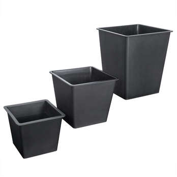 Vysoký obal na květiny WICKER krémová, 3 ks 8
