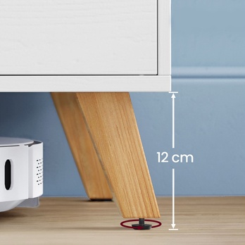 TV komoda WIDE bílá/přírodní 5