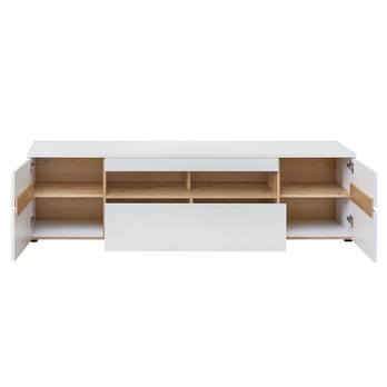 TV komoda WIGA I bílá/dub artisan 1