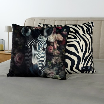 Polštář WILD FLOWER zebra, 50x50 cm 1