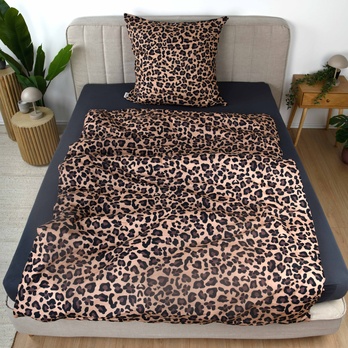 Povlečení WILD FLOWER leopard, 70x90 a 135x200 cm 2