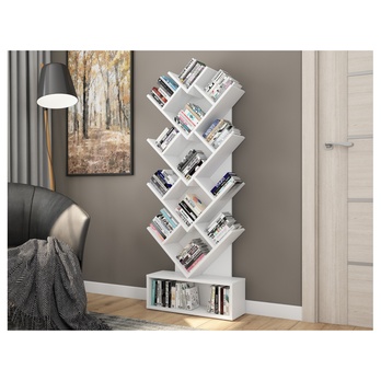 Knihovna WILLY bílá 1