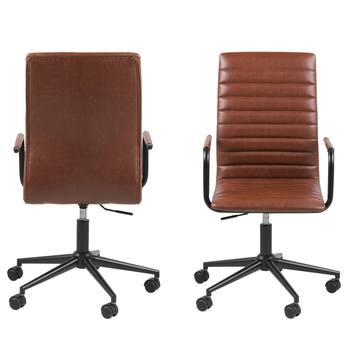 Kancelářská židle WINSLOW hnědá/černá 3