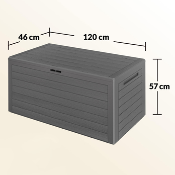 Zahradní box WOODY šedá 5