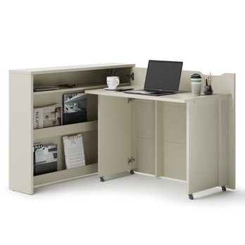Psací stůl WORK CONCEPT pravá, kašmír 2