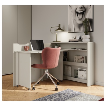 Psací stůl WORK CONCEPT levá, kašmír 1